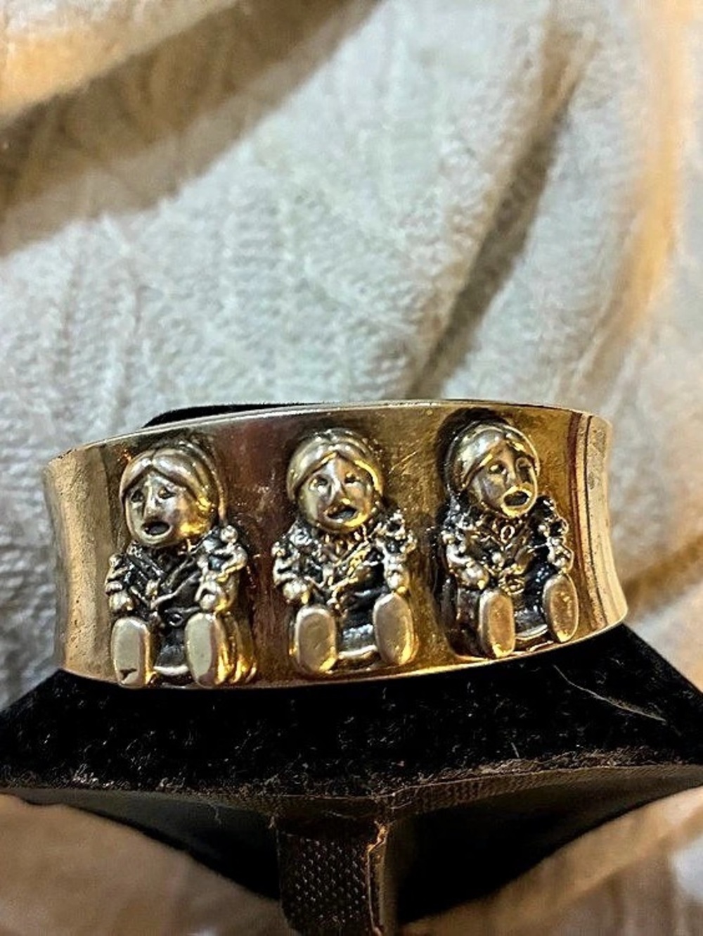 Statement Mixed-Metal Cuff Bracelet